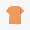 T-shirt de algodão com detalhe de emblema