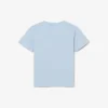 T-shirt de algodão com detalhe de emblema