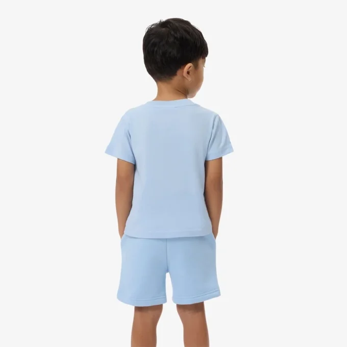 T-shirt de algodão com emblema