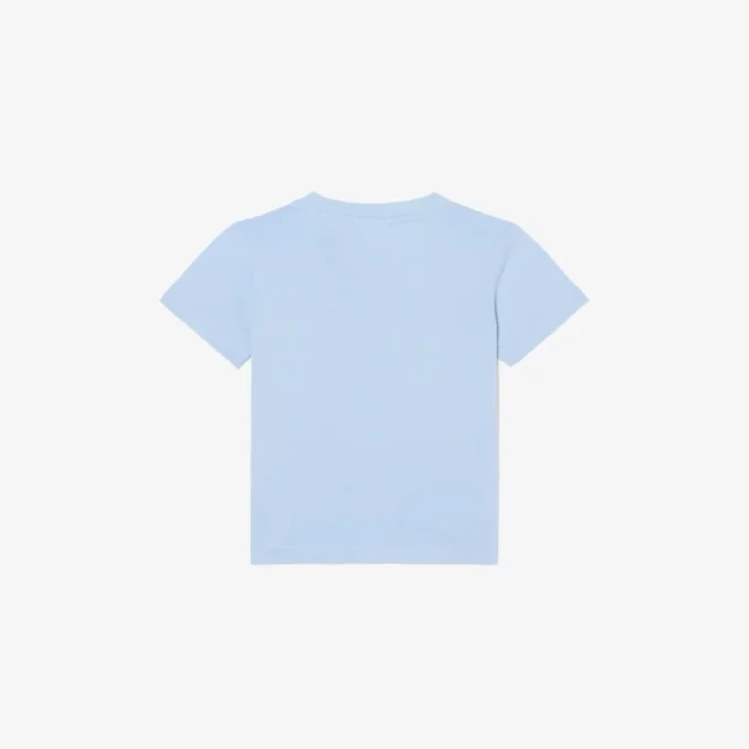 T-shirt de algodão com emblema
