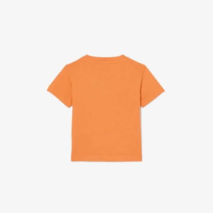 T-shirt de algodão com emblema