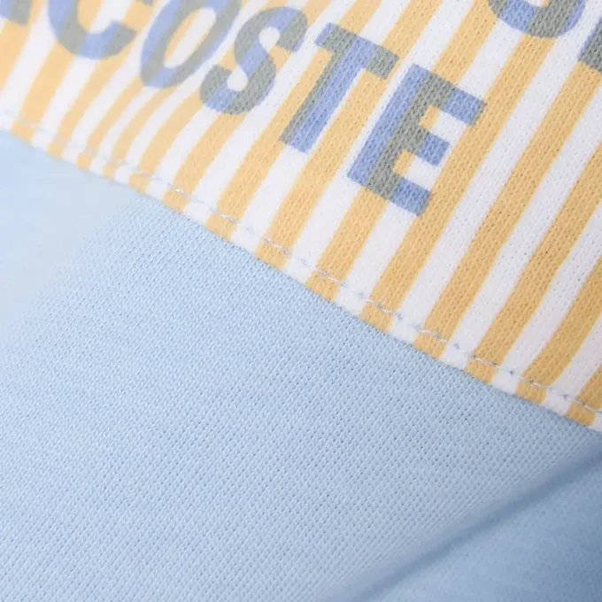 T-shirt de algodão com emblema