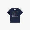 T-shirt de algodão com estampado de crocodilo