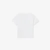 T-shirt de algodão com estampado de crocodilo