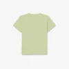 T-shirt de algodão com estampado de crocodilo