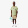 T-shirt de algodão com estampado de crocodilo