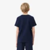 T-shirt de algodão com estampado de crocodilo