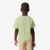 T-shirt de algodão com estampado de crocodilo