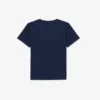 T-shirt de algodão com estampado de crocodilo