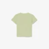T-shirt de algodão com estampado de crocodilo