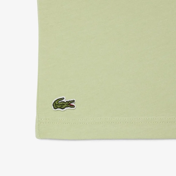 T-shirt de algodão com estampado de crocodilo