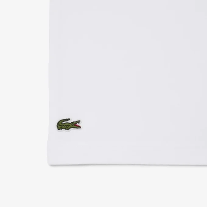 T-shirt de algodão com estampado de crocodilo