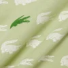 T-shirt de algodão com estampado de crocodilo