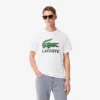 T-shirt de algodão com estampado exclusivo para homem