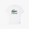 T-shirt de algodão com estampado exclusivo para homem