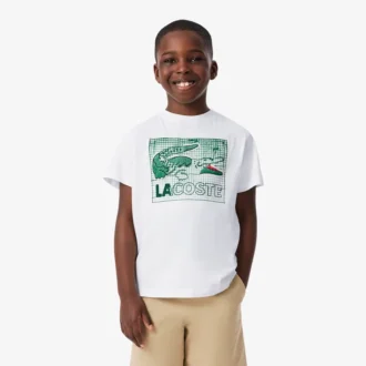 T-shirt de algodão com estampado gráfico