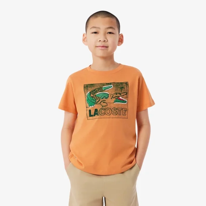 T-shirt de algodão com estampado gráfico