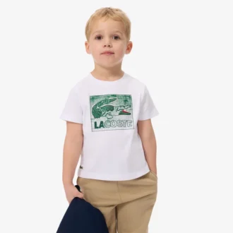 T-shirt de algodão com estampado gráfico