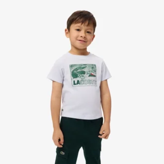 T-shirt de algodão com estampado gráfico