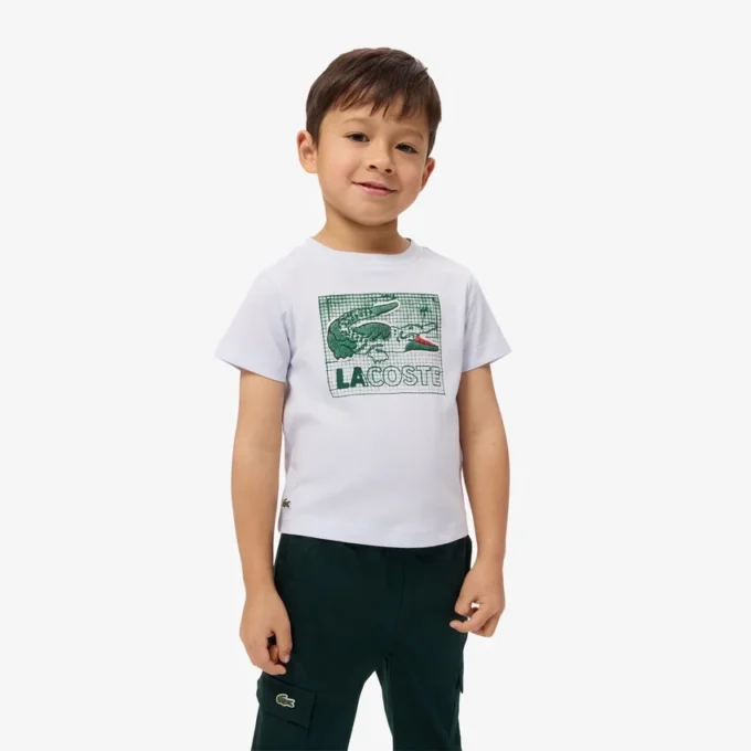 T-shirt de algodão com estampado gráfico