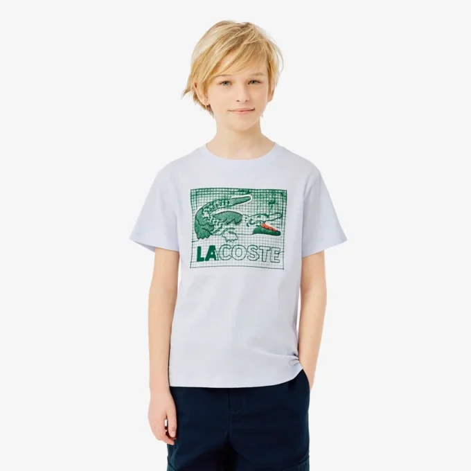T-shirt de algodão com estampado gráfico