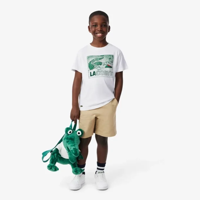 T-shirt de algodão com estampado gráfico