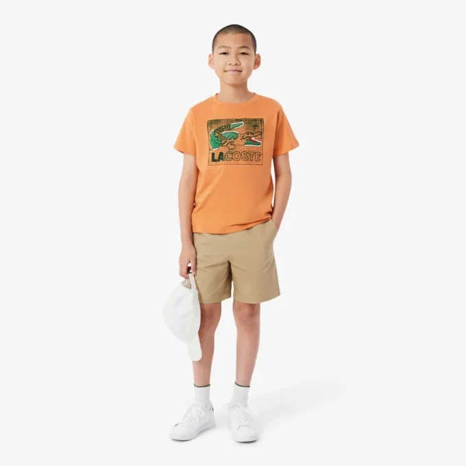 T-shirt de algodão com estampado gráfico