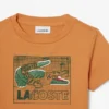 T-shirt de algodão com estampado gráfico