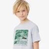 T-shirt de algodão com estampado gráfico