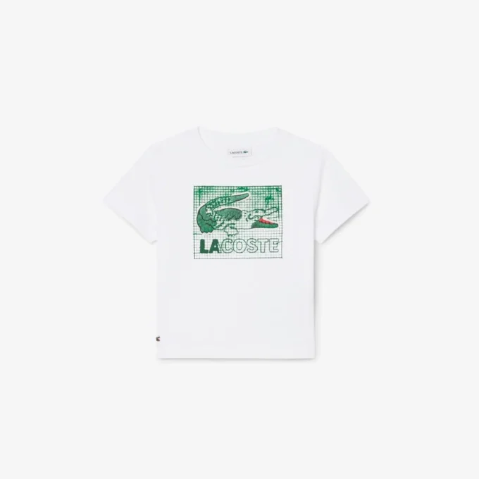 T-shirt de algodão com estampado gráfico
