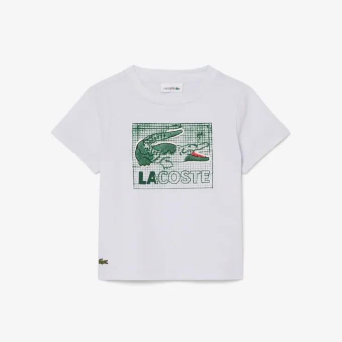 T-shirt de algodão com estampado gráfico