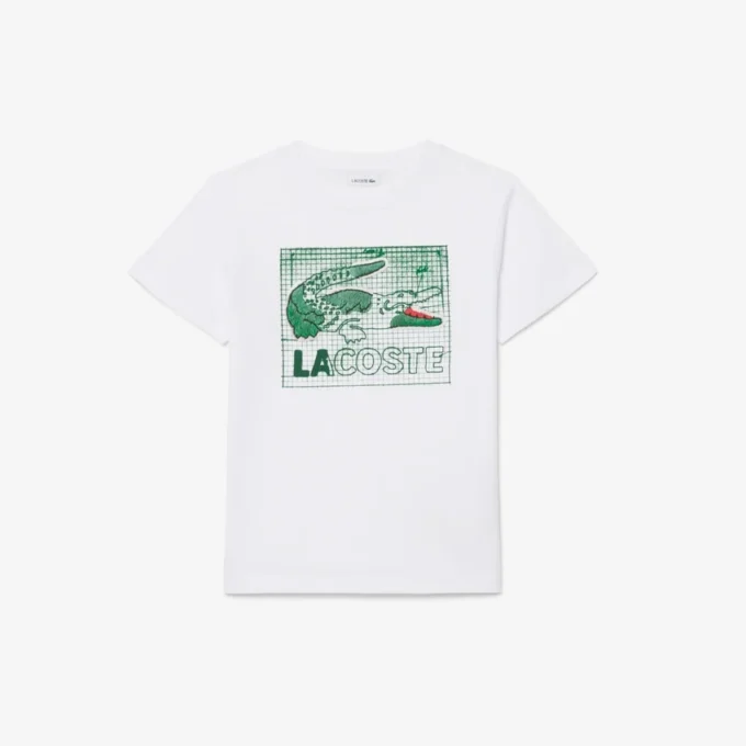 T-shirt de algodão com estampado gráfico