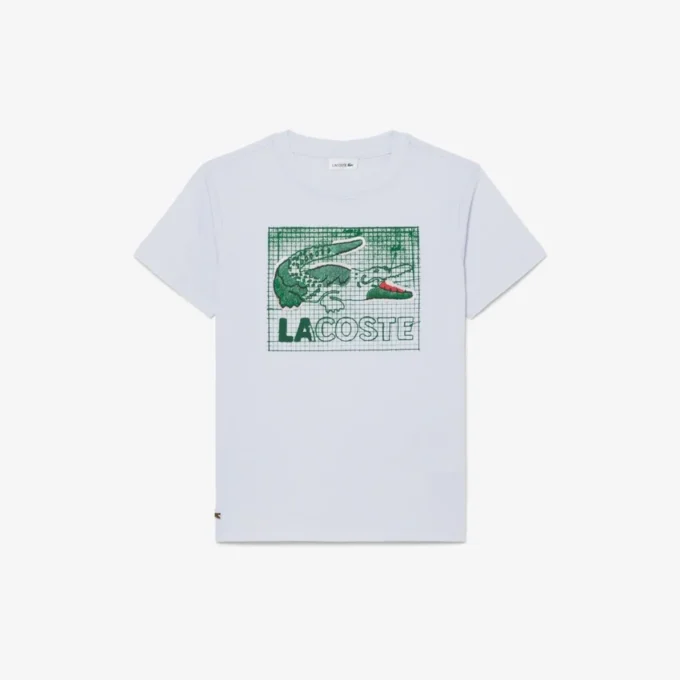 T-shirt de algodão com estampado gráfico