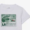 T-shirt de algodão com estampado gráfico