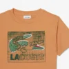 T-shirt de algodão com estampado gráfico