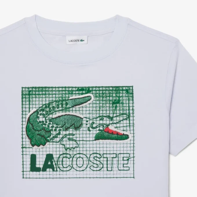 T-shirt de algodão com estampado gráfico