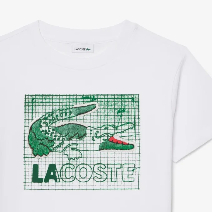 T-shirt de algodão com estampado gráfico