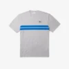 T-shirt de algodão com estampado nas costas para homem
