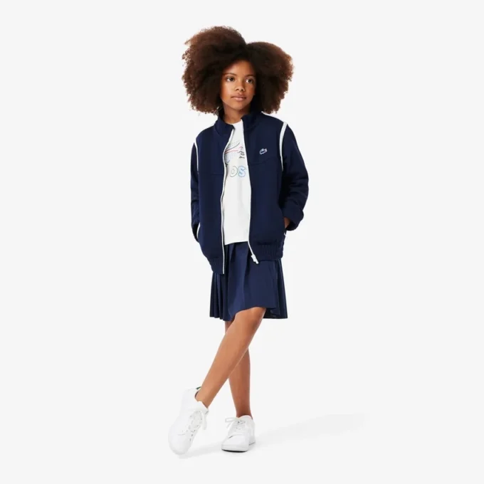 T-shirt de algodão com estampado oversized para meninas
