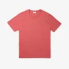 T-shirt de algodão com gola redonda e corte largo para homem