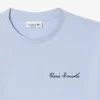 T-shirt de algodão com marca e corte descontraído para mulher