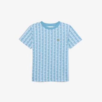T-shirt de algodão com monograma