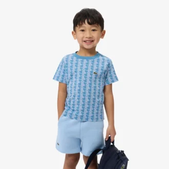 T-shirt de algodão com monograma