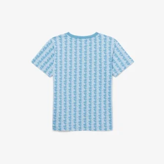 T-shirt de algodão com monograma