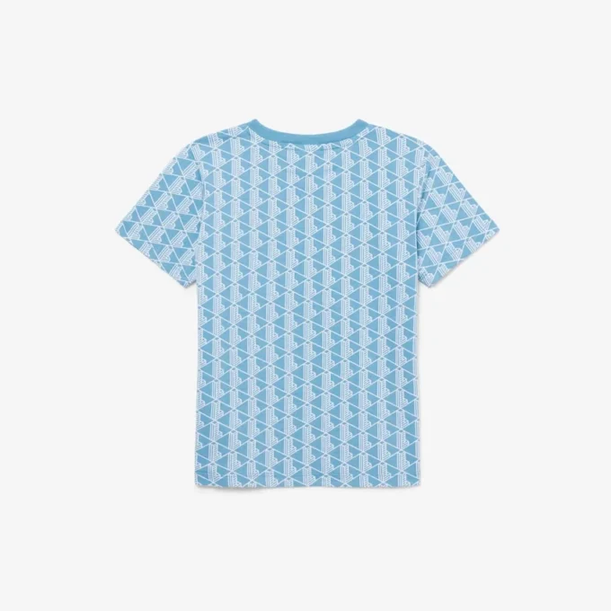 T-shirt de algodão com monograma