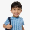 T-shirt de algodão com monograma