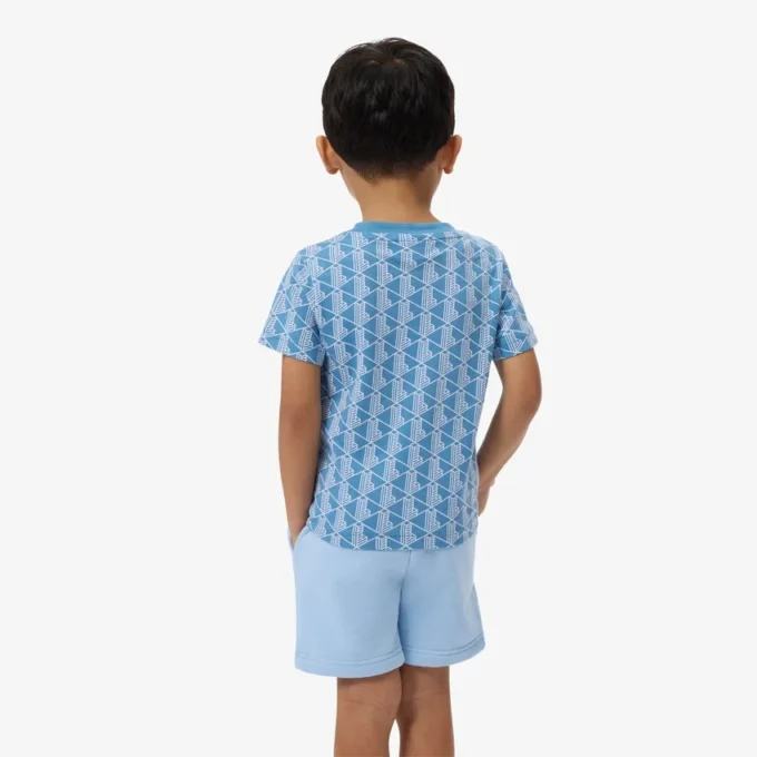 T-shirt de algodão com monograma