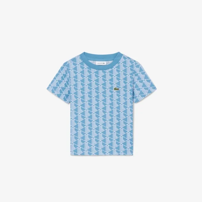 T-shirt de algodão com monograma