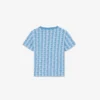 T-shirt de algodão com monograma