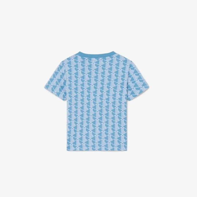 T-shirt de algodão com monograma